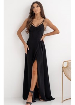 Duet Suzana długa sukienka wieczorowa czarna ze sklepu intimiti.pl w kategorii Sukienki - zdjęcie 187868868