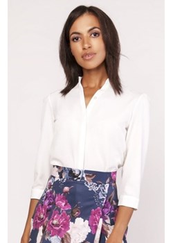 Koszula o luźnym kroju ecru K110 ze sklepu intimiti.pl w kategorii Koszule damskie - zdjęcie 187868965