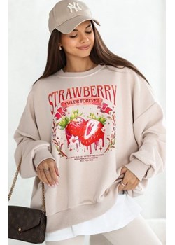 Oversizowa bluza damska Strawberry ze sklepu intimiti.pl w kategorii Bluzy damskie - zdjęcie 187869085