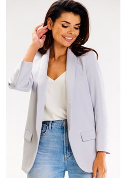 Awama A621 żakiet damski szary ze sklepu intimiti.pl w kategorii Marynarki damskie - zdjęcie 187869537