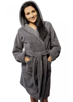 Dkaren Diana szary szlafrok damski ze sklepu intimiti.pl w kategorii Szlafroki damskie - zdjęcie 187869579