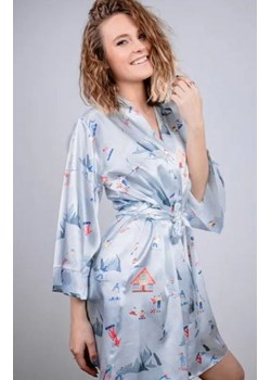 Satynowy peniuar damski DK-P 015 ze sklepu intimiti.pl w kategorii Szlafroki damskie - zdjęcie 187869639