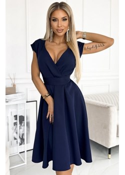 Numoco 348-6 SCARLETT rozkloszowana sukienka z kopertowym dekoltem ze sklepu intimiti.pl w kategorii Sukienki - zdjęcie 187869965