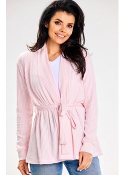 Awama A655 sweterek z wiązaniem róż ze sklepu intimiti.pl w kategorii Swetry damskie - zdjęcie 187869966