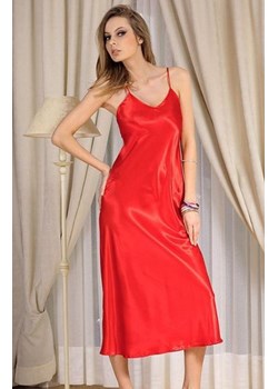 Dkaren Iga koszula nocna czerwona ze sklepu intimiti.pl w kategorii Koszule nocne - zdjęcie 187870047