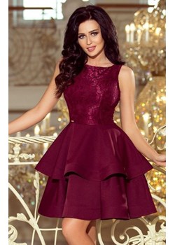 Numoco 205-2 Laura sukienka bordowa ze sklepu intimiti.pl w kategorii Sukienki - zdjęcie 187870085