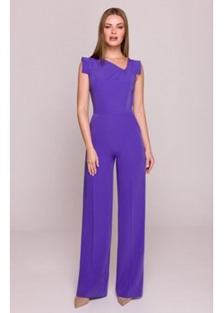 Stylove S407 kombinezon z asymetrycznym dekoltem fioletowy ze sklepu intimiti.pl w kategorii Kombinezony damskie - zdjęcie 187870146