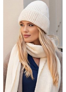Kamea Ginny wełniana czapka damska ecru ze sklepu intimiti.pl w kategorii Czapki zimowe damskie - zdjęcie 187870625