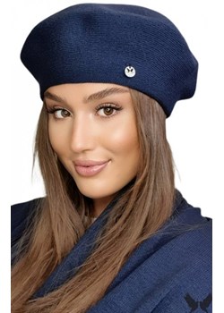 Kamea Afrah beret damski granatowy ze sklepu intimiti.pl w kategorii Berety damskie - zdjęcie 187870837