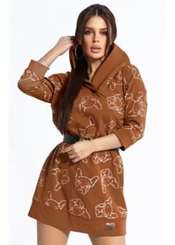 *Tunika z kapturem w buldogi 104-07 ze sklepu intimiti.pl w kategorii Bluzki damskie - zdjęcie 187870885