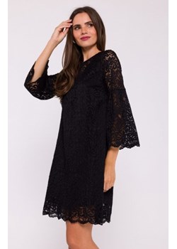 Stylove S380 koronkowa sukienka trapez czarna ze sklepu intimiti.pl w kategorii Sukienki - zdjęcie 187871135