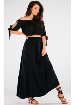 Awama długa spódnica damska czarna A431 ze sklepu intimiti.pl w kategorii Spódnice - zdjęcie 187871226