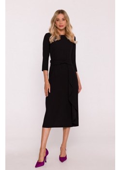 Stylove S425 sukienka z falbaną czarna ze sklepu intimiti.pl w kategorii Sukienki - zdjęcie 187871448