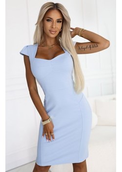 Numoco 318-8 elegancka sukienka midi z ładnym dekoltem ze sklepu intimiti.pl w kategorii Sukienki - zdjęcie 187871635