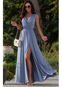 Elizabeth blue frozen sukienka na ramiączkach Salma błysk ze sklepu intimiti.pl w kategorii Sukienki - zdjęcie 187871687