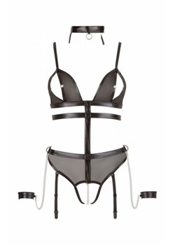 Cottelli Collection body z obrożą 2641488 ze sklepu intimiti.pl w kategorii Body damskie - zdjęcie 187871835