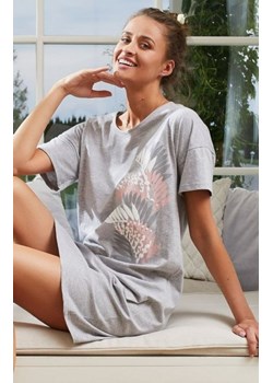 Italian Fashion Dracena koszula nocna szara ze sklepu intimiti.pl w kategorii Koszule nocne - zdjęcie 187871968
