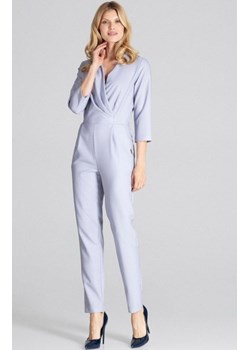 Elegancki kombinezon damski szary M672 ze sklepu intimiti.pl w kategorii Kombinezony damskie - zdjęcie 187872338