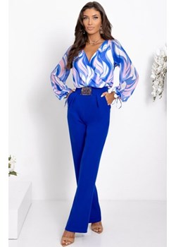 Duet Milano komplet bluzka i spodnie chabrowe ze sklepu intimiti.pl w kategorii Komplety i garnitury damskie - zdjęcie 187873146