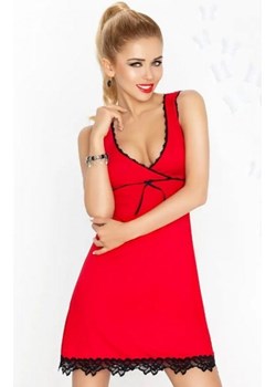 *Dkaren Venus koszulka nocna czerwona ze sklepu intimiti.pl w kategorii Koszule nocne - zdjęcie 187873358