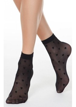 Conte cienkie skarpetki w serduszka ze sklepu intimiti.pl w kategorii Skarpetki damskie - zdjęcie 187873397