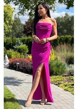Elizabeth Rochel długa sukienka gorsetowa syrenka fuksja ze sklepu intimiti.pl w kategorii Sukienki - zdjęcie 187873415
