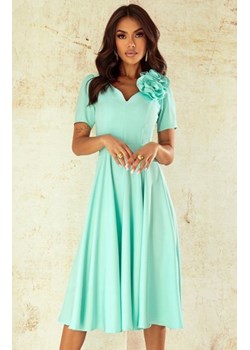 Elizabeth Rubi miętowa sukienka midi ze sklepu intimiti.pl w kategorii Sukienki - zdjęcie 187873427