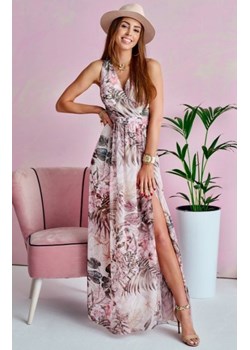 Szyfonowa długa sukienka letnia kolorowa 0209 U65 ze sklepu intimiti.pl w kategorii Sukienki - zdjęcie 187873485