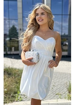 Nifiko Grace bombka gorsetowa sukienka ecru ze sklepu intimiti.pl w kategorii Sukienki - zdjęcie 187873786