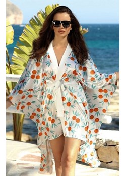 Dkaren DK-PP asymetryczny szlafrok damski/1 ze sklepu intimiti.pl w kategorii Szlafroki damskie - zdjęcie 187874047