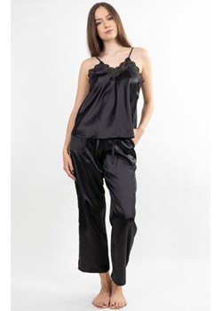 Dkaren Tila piżama satynowa czarna ze sklepu intimiti.pl w kategorii Piżamy damskie - zdjęcie 187874067