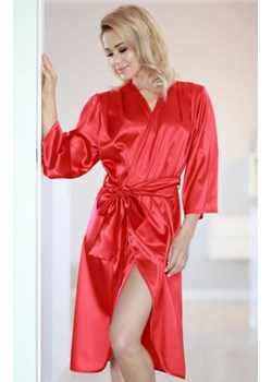 Kalimo Bohol satynowy szlafrok czerwony ze sklepu intimiti.pl w kategorii Szlafroki damskie - zdjęcie 187874175