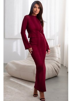 Ivon Gaia komplet spódnica i top damski bordowy ze sklepu intimiti.pl w kategorii Sukienki - zdjęcie 187874279