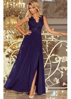 Numoco 215-2 sukienka długa granatowa ze sklepu intimiti.pl w kategorii Sukienki - zdjęcie 187874689