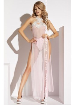 *Długa koszulka nocna Albenga różowa Lume di Luna ze sklepu intimiti.pl w kategorii Piżamy damskie - zdjęcie 187875137