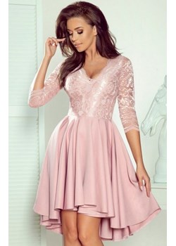 Pudrowa sukienka wieczorowa Numoco 210-11 ze sklepu intimiti.pl w kategorii Sukienki - zdjęcie 187875258