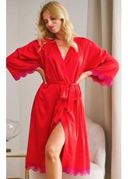 Długi satynowy szlafrok damski SWW.7173 ze sklepu intimiti.pl w kategorii Szlafroki damskie - zdjęcie 187875608