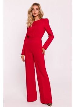 Moe kombinezon ze zdobieniem w pasie czerwony M811 ze sklepu intimiti.pl w kategorii Kombinezony damskie - zdjęcie 187876307
