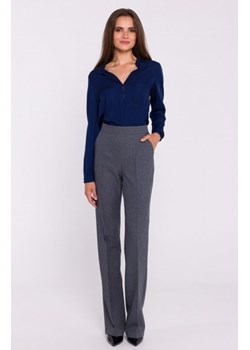 Stylove S371 spodnie rozszerzane na dole szare ze sklepu intimiti.pl w kategorii Spodnie damskie - zdjęcie 187876429