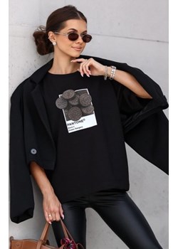 Oversizowy t-shirt Oreo czarny ze sklepu intimiti.pl w kategorii Bluzki damskie - zdjęcie 187876508