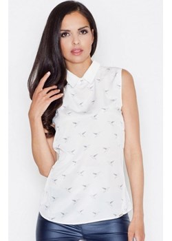 Figl M370 bluzka ecru ze sklepu intimiti.pl w kategorii Bluzki damskie - zdjęcie 187876575