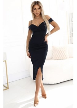 Numoco 564-11 CALLIE sukienka midi z odkrytymi ramionami i dekoltem ze sklepu intimiti.pl w kategorii Sukienki - zdjęcie 187876748