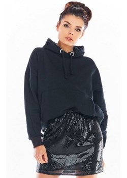 Awama cekinowa mini spódniczka czarna A403 ze sklepu intimiti.pl w kategorii Spódnice - zdjęcie 187876927