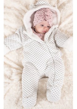 Ocieplany pajac dziecięcy w kropki ze sklepu intimiti.pl w kategorii Pajacyki - zdjęcie 187876977