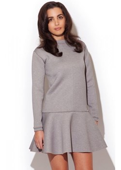 Katrus K247 sukienka szara ze sklepu intimiti.pl w kategorii Sukienki - zdjęcie 187877008