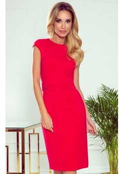 Numoco 301-2 TAMARA elegancka sukienka midi z paskiem ze sklepu intimiti.pl w kategorii Sukienki - zdjęcie 187877357