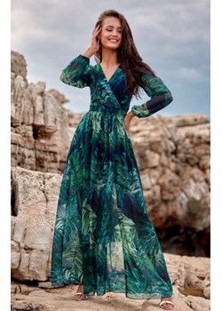 Długa sukienka w kwiaty 0219/U79 ze sklepu intimiti.pl w kategorii Sukienki - zdjęcie 187877556