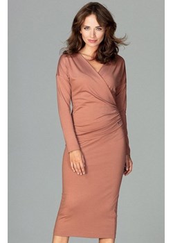 Lenitif K477 sukienka brązowa ze sklepu intimiti.pl w kategorii Sukienki - zdjęcie 187878008