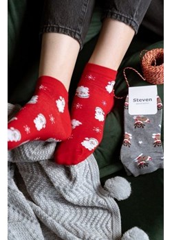 Steven art.136 świąteczne zakostki damskie ze sklepu intimiti.pl w kategorii Skarpetki damskie - zdjęcie 187878089