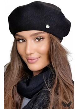 Kamea Afrah beret damski czarny ze sklepu intimiti.pl w kategorii Berety damskie - zdjęcie 187878098